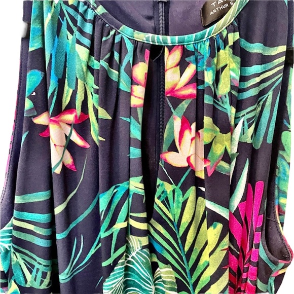 Tahari Floral Dress sz. 4 - Picture 3 of 3